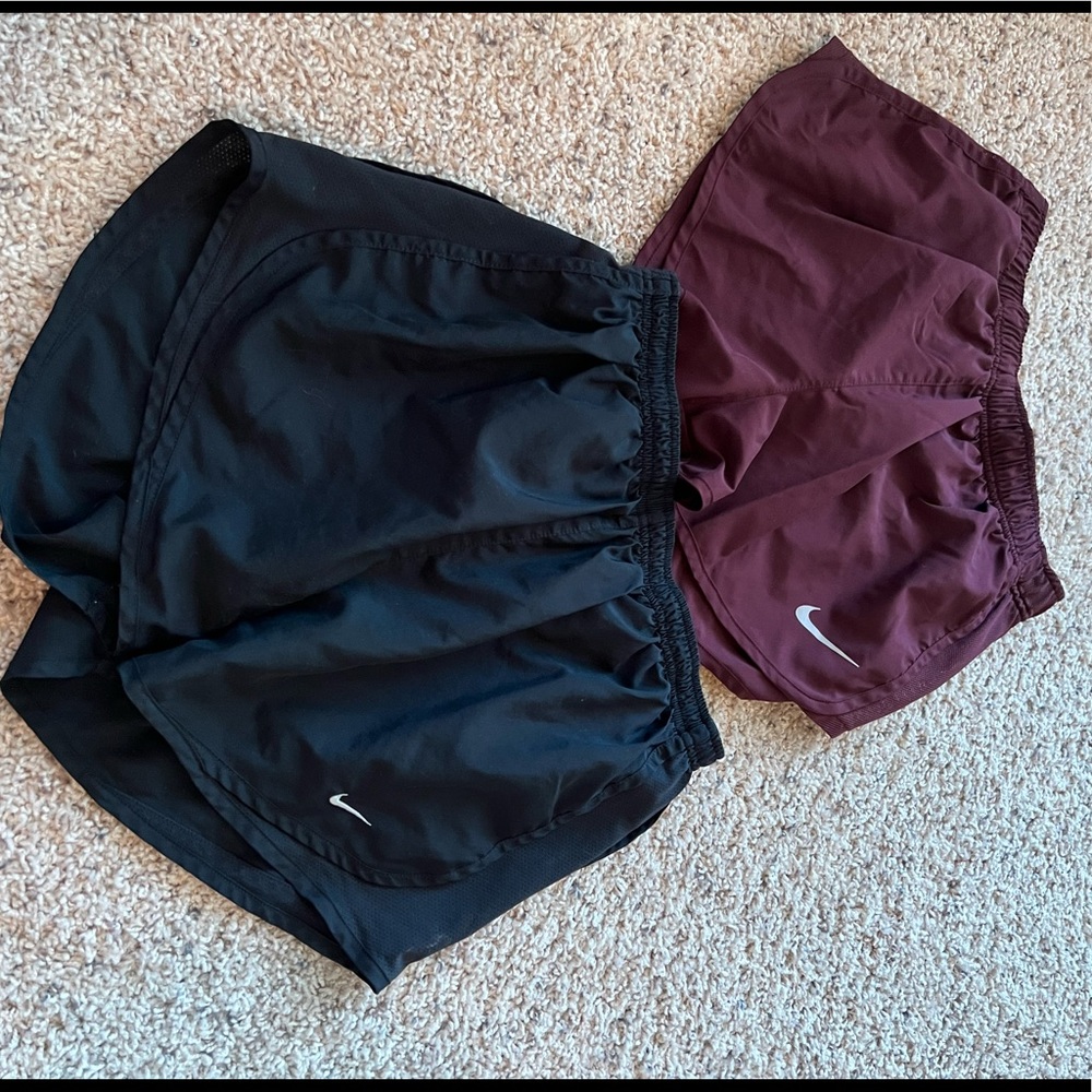 2 pairs Nike Running Shorts - lined